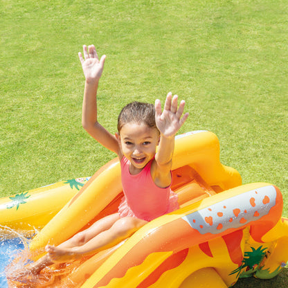 Dinosaur Inflatable Play Center with Slide