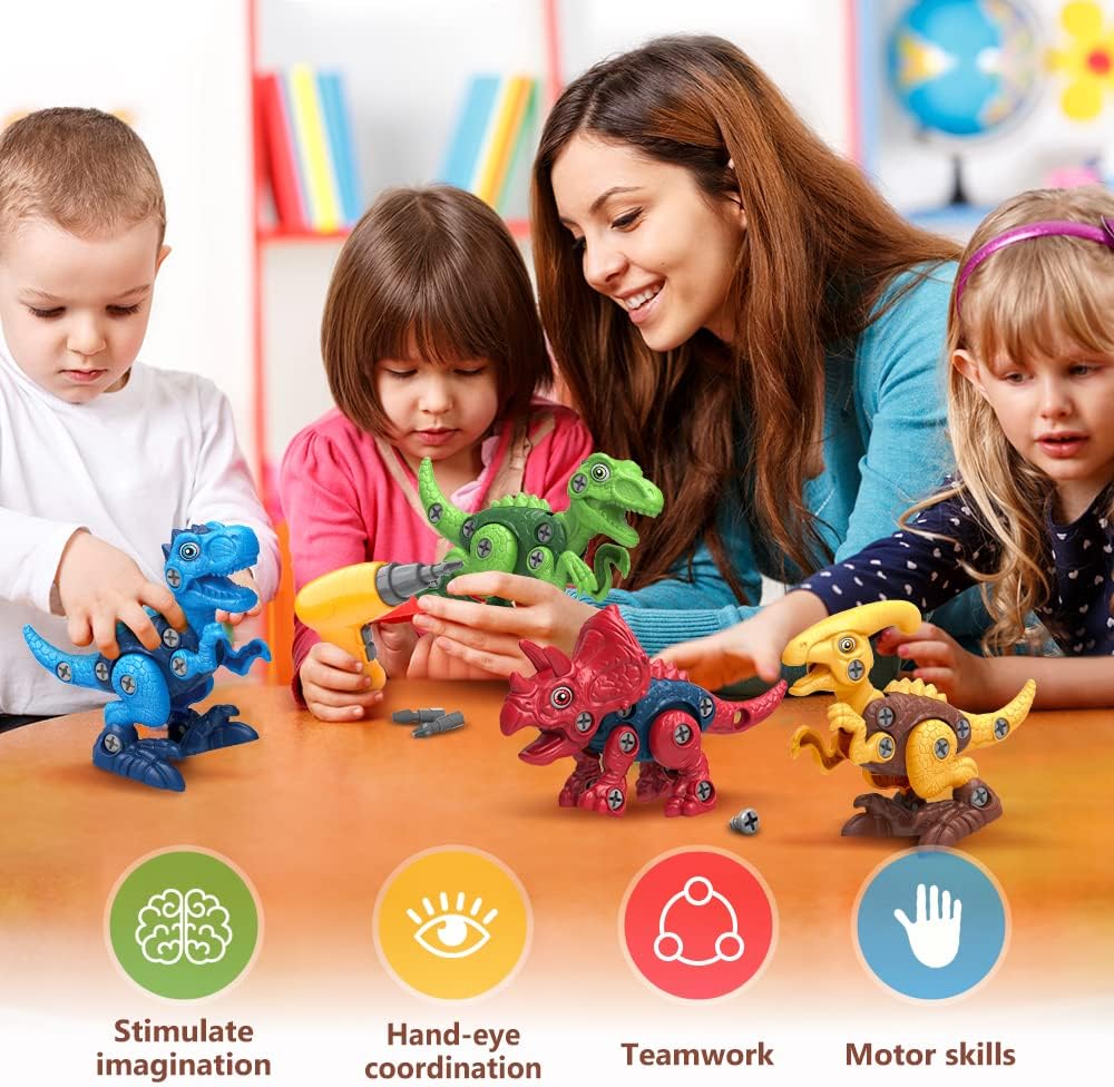 Dinosaur Toy Set Educacional