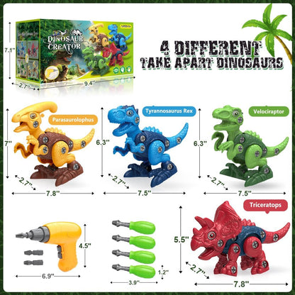 Dinosaur Toy Set Educacional