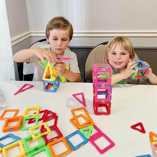 Magnetic Building Tiles Play Set